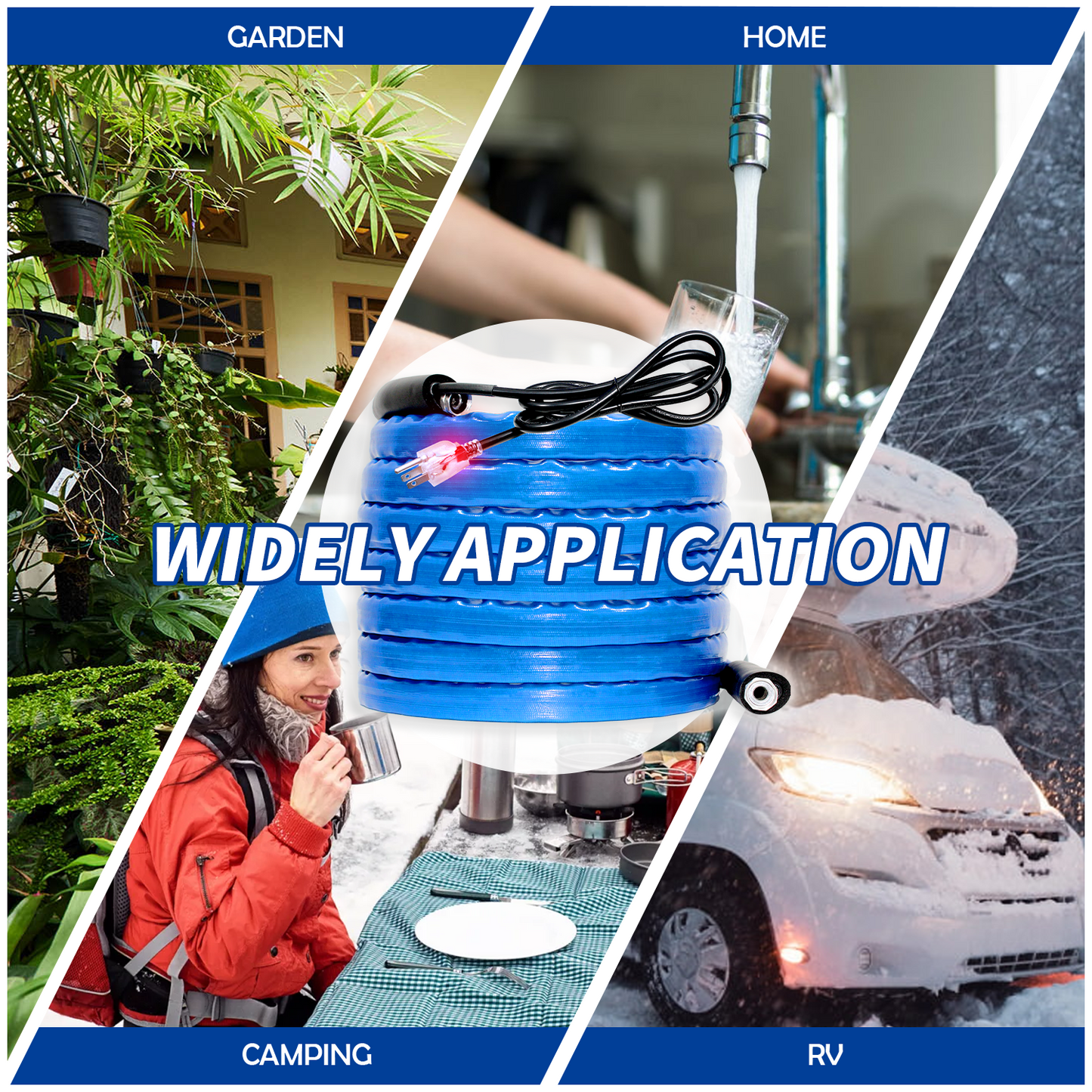 50FT Heated Drinking Water Hose