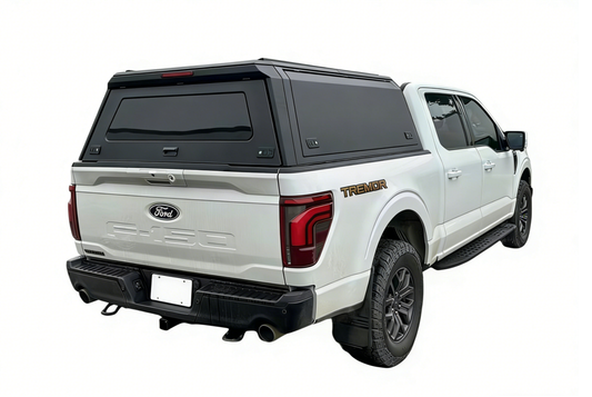 [Ships in 1 Week] Pickup Bed Cover 4x4 Offroad Truck Canopy Universal Black Truck Canopy | Fits Tacoma, Tundra, Ford &amp; More | Waterproof &amp; Secure | Easy Installation