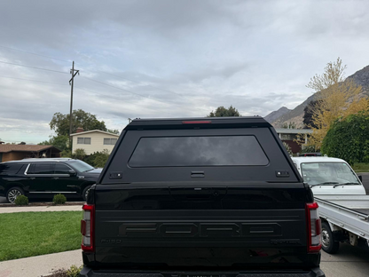 4x4 Aluminum Alloy Steel Pickup Hardtop Topper Camper Truck Canopy with Rack for F150