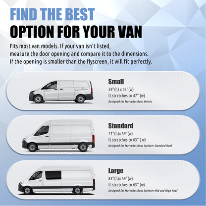 RV Sliding Door Mosquito Net(Small)
