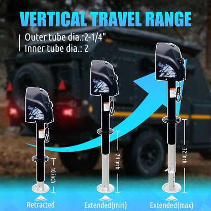 RV electric jack