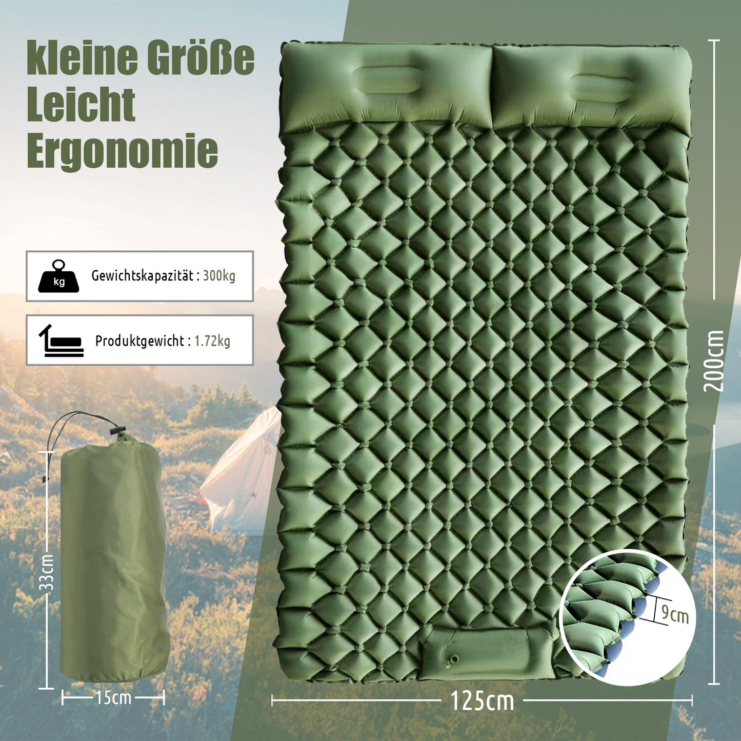 Sleeping mat(green)