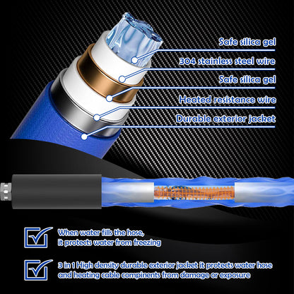 50FT Heated Drinking Water Hose