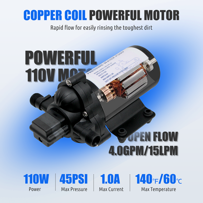 110V Water Pressure Diaphragm Pump