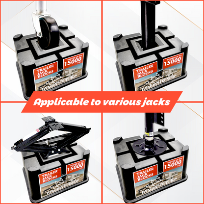 Trailer Jack Block(2 pack)