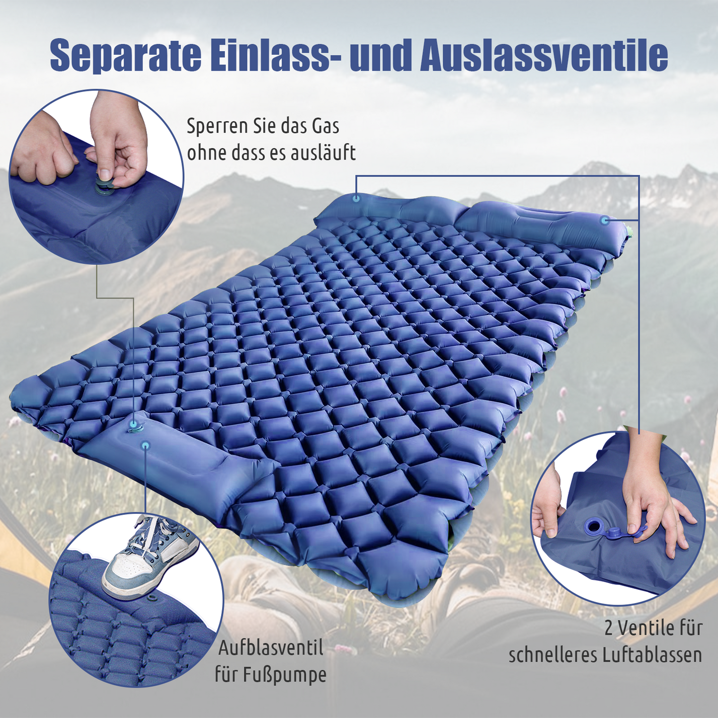 Sleeping mat(blue)
