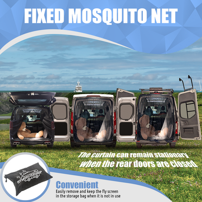 Insect-proof mosquito net for RV back door(Small)