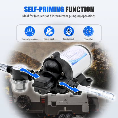 110V Water Pressure Diaphragm Pump