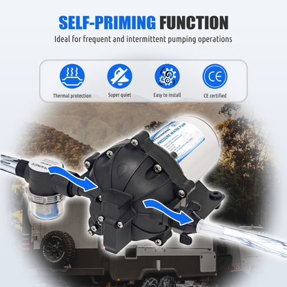 All new 5-Chamber 12V Water Pressure Diaphragm Pump