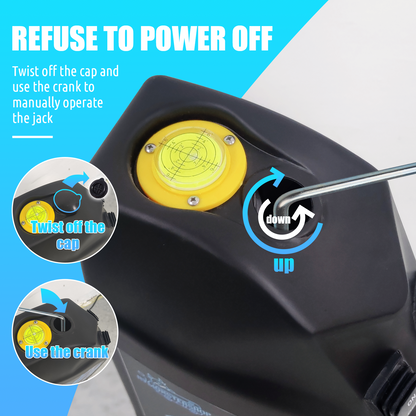 RV electric jack