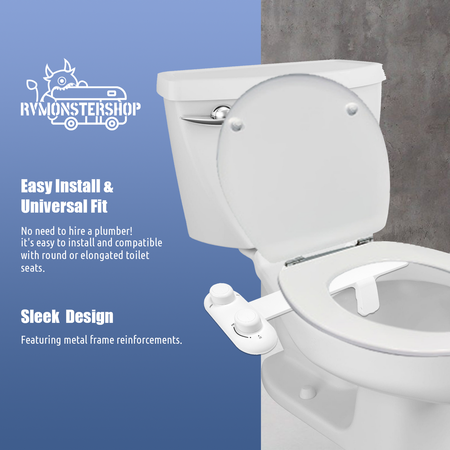 RV Bidet Attachment for Toilet