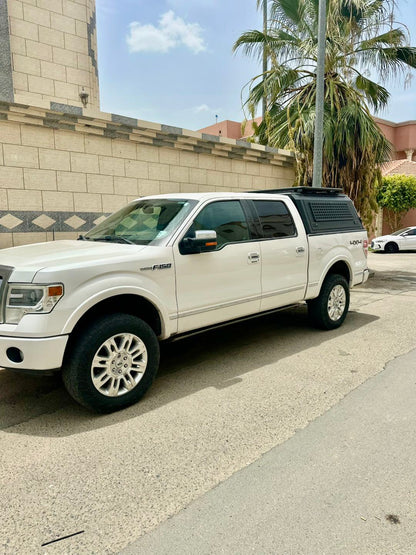 4x4 Aluminum Alloy Steel Pickup Hardtop Topper Camper Truck Canopy with Rack for F150 02