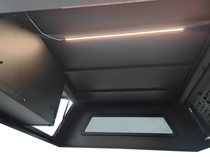 [Ships in 1 Week] Pickup Bed Cover 4x4 Offroad Truck Canopy Universal Black Truck Canopy | Fits Tacoma, Tundra, Ford &amp; More | Waterproof &amp; Secure | Easy Installation