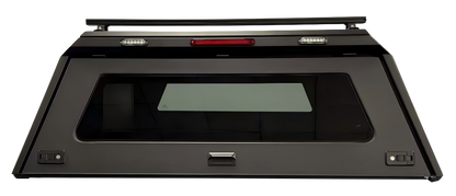 [Ships in 1 Week] Pickup Bed Cover 4x4 Offroad Truck Canopy Universal Black Truck Canopy | Fits Tacoma, Tundra, Ford &amp; More | Waterproof &amp; Secure | Easy Installation Small Glass