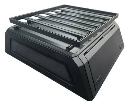 [Ships in 1 Week] Pickup Bed Cover 4x4 Offroad Truck Canopy Universal Black Truck Canopy | Fits Tacoma, Tundra, Ford &amp; More | Waterproof &amp; Secure | Easy Installation Small Glass