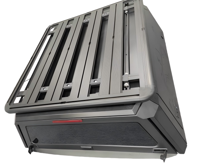 [Ships in 1 Week] Pickup Bed Cover 4x4 Offroad Truck Canopy Universal Black Truck Canopy | Fits Tacoma, Tundra, Ford &amp; More | Waterproof &amp; Secure | Easy Installation