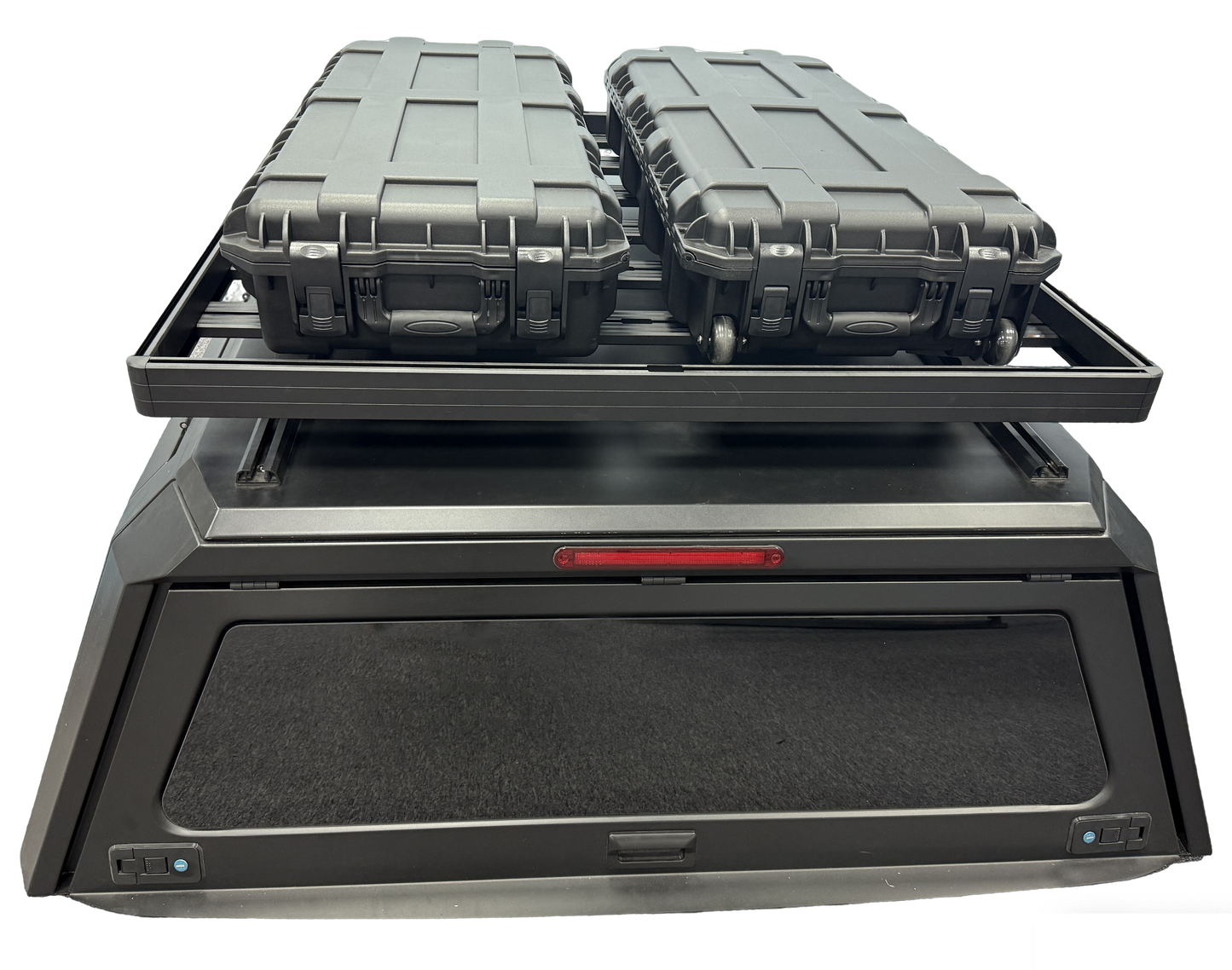 [Ships in 1 Week] Pickup Bed Cover 4x4 Offroad Truck Canopy Universal Black Truck Canopy | Fits Tacoma, Tundra, Ford &amp; More | Waterproof &amp; Secure | Easy Installation Fully Enclosed Pickup Topper